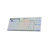 Redragon - Horus Teclado Mecánico Tkl Gaming Inalámbrico Rgb - Switch Rojo - Espaol (la) - Blanco